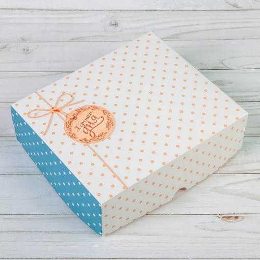 Коробочка для кондитерских изделий «Хорошего дня», 17 × 20 × 6 см 