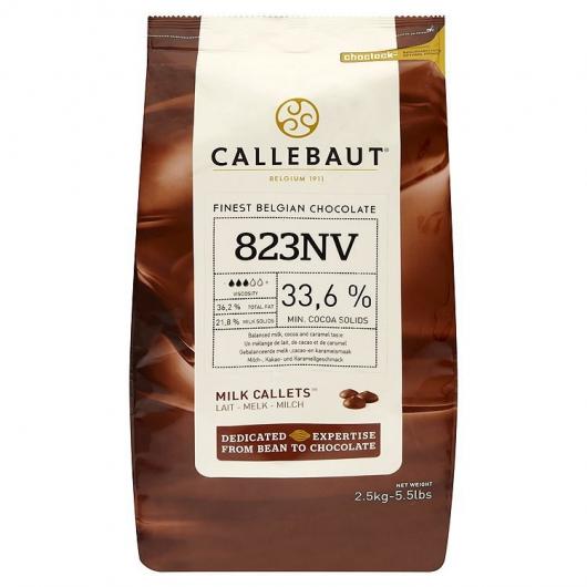 Callebaut Шоколад молочный в галлетах 33,6% 10 кг