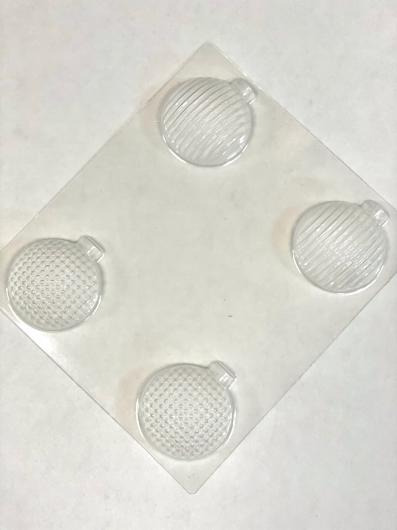 Форма для шоколада № 2 НОВОГОДНИЕ ШАРЫ 13 50 мм 4 шт