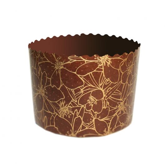 Форма бумажная ЦВЕТ МИНДАЛЯ d110xh85мм 300 г