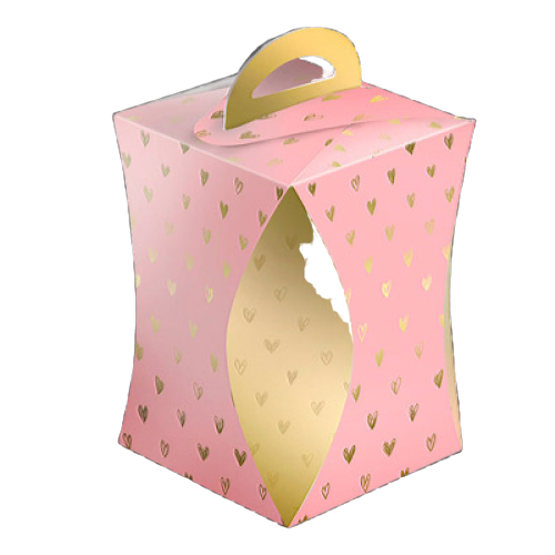 Коробка для кулича d124мм высота 160 мм ПАСТЕЛЬ