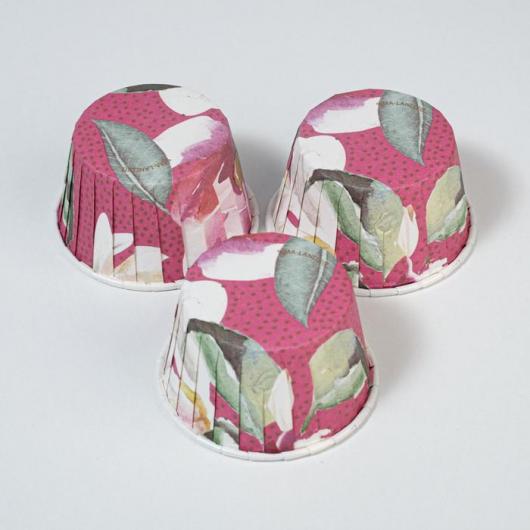 Форма для выпекания «Цветочная», фуксия, 7 × 4 × 5 см 50 шт