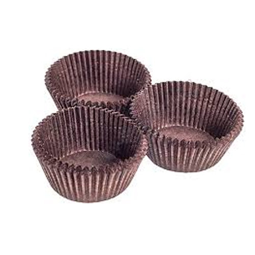 Тарталетка под конфеты 3 см* 2,4 см коричневая 1000шт