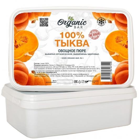 Пюре Organic-bar тыква 0,2 кг замороженное