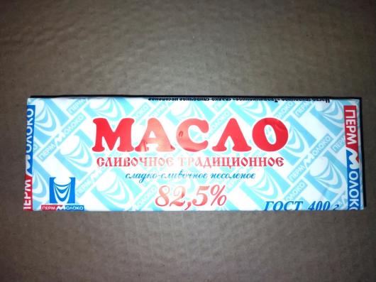 Масло сливочное 0,4 кг 82,5% Юговский комбинат