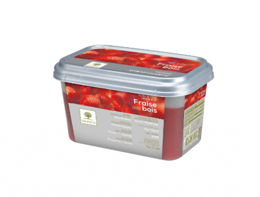 Пюре земляника Ravifruit замороженное 1 кг