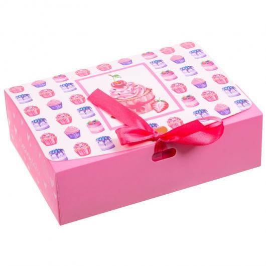 Коробка подарочная «Наслаждайся», 16.5 × 12.5 × 5 см