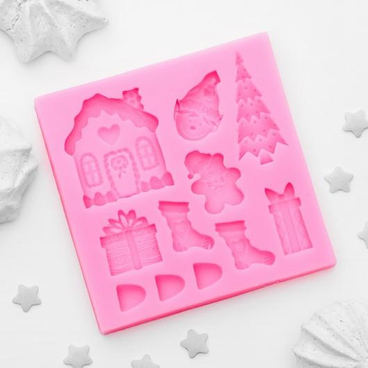 Молд силиконовый 8,3×8,3 см 