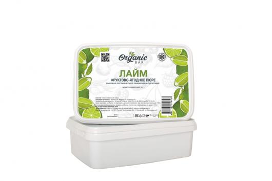 Пюре Organic-bar лайм 1 кг замороженное