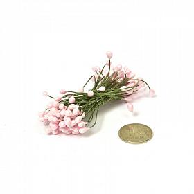 Тычинки для цветов, розовые, 0,3*0,5 см +-