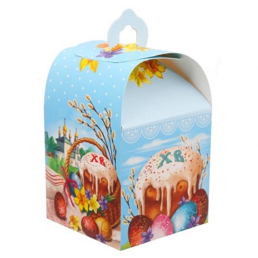 Коробка для кулича «В светлый праздник», 14 × 14 × 22 см